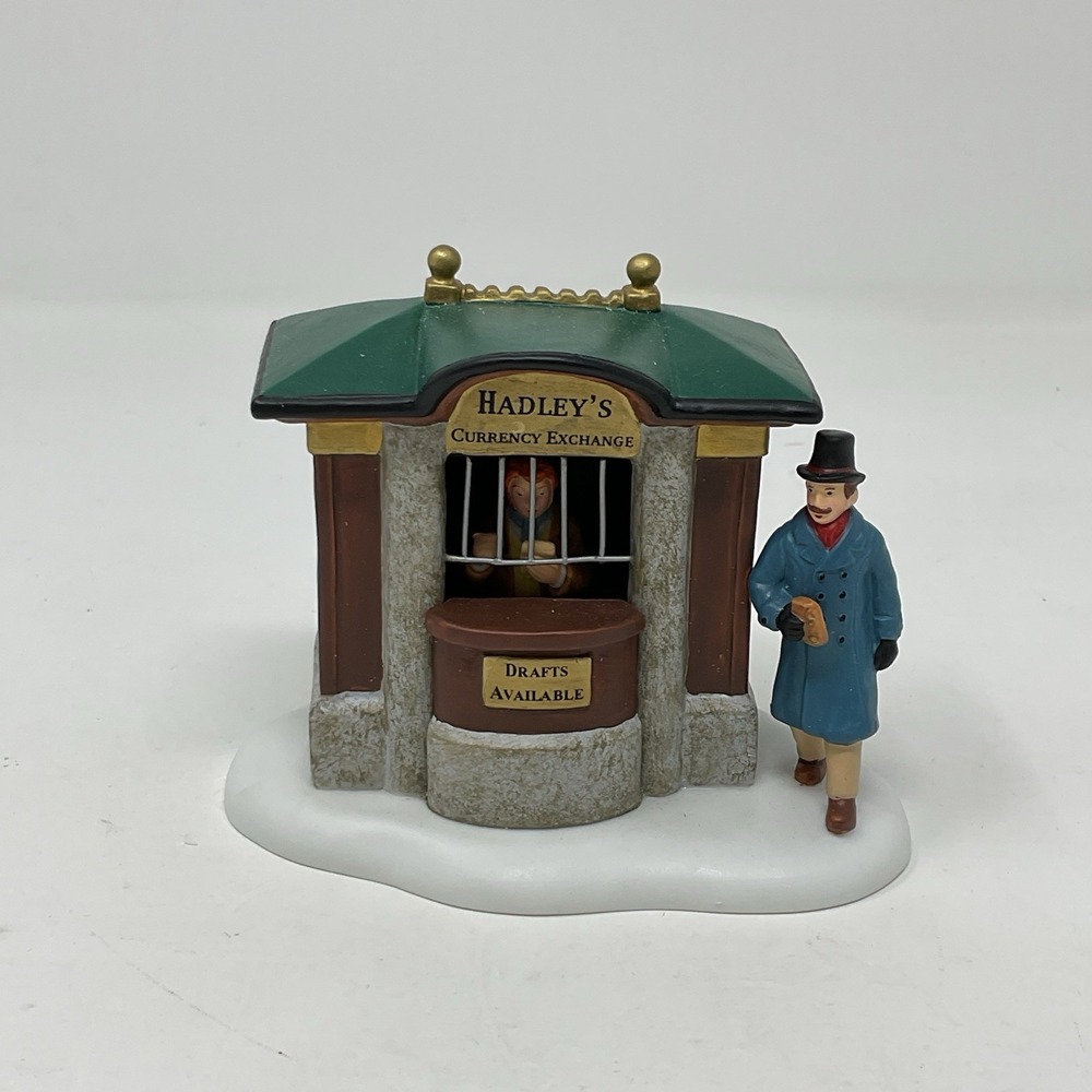 Dept 56 Dickens Village Heritage Collection Hayley's Currency Exchange 56.58452